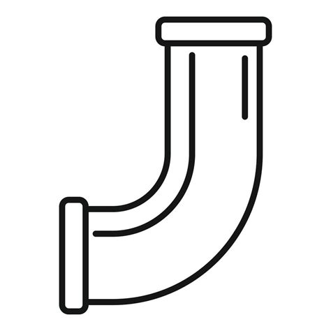 Conduit Pipe Icon Outline Vector Water Plumbing 14985909 Vector Art At