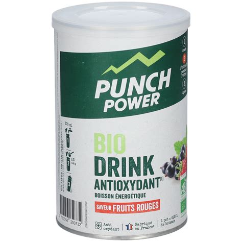 PUNCH POWER Biodrink Antioxydant BIO Fruits Rouges 500 G Redcare