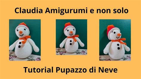 Pupazzo Di Neve Uncinetto Tutorial Youtube