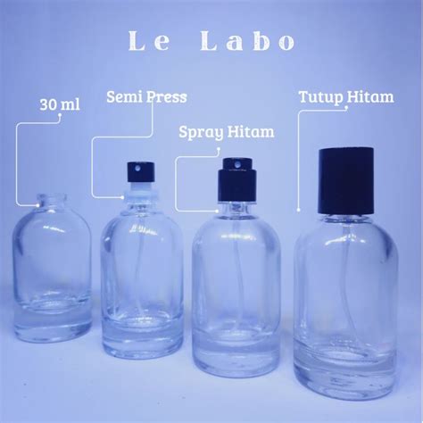 Botol Parfum Le Labo 30 ML Semi Press Spray Ring Tutup Hitam Lazada