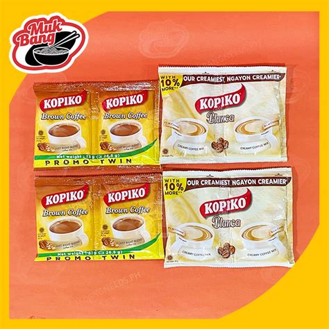 Kopiko Brown Blanca Twin Pack Instant Coffee Shopee Philippines