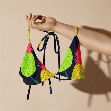Pineapple Bikini Etsy