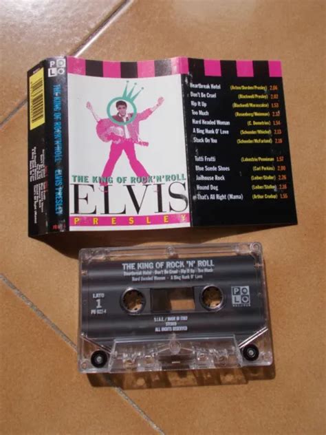 ELVIS PRESLEY MC Cassette Tape The King Of Rock N Roll Polo Italy Siae