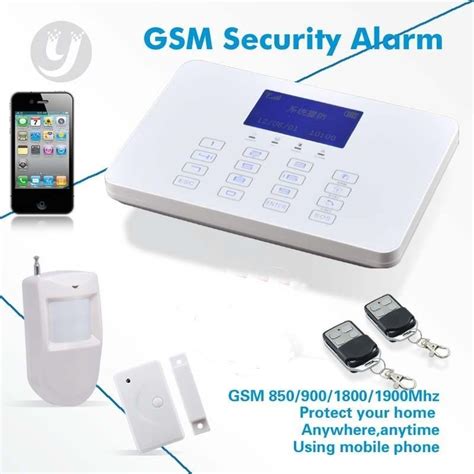 Mhz Wireless Gsm Alarm System Auto Dial Sms Call Home Security System