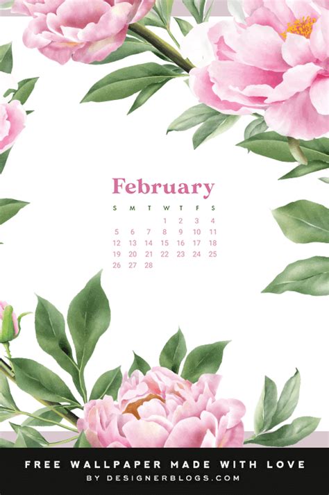 Free February 2023 Wallpaper & Instagram quote