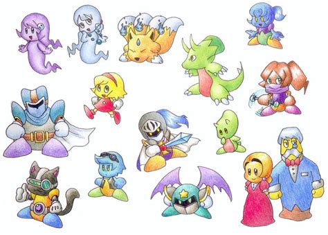 My characters from Kirby by gerugeon on DeviantArt