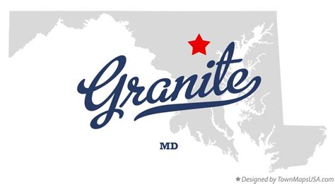 Map of Granite, MD, Maryland