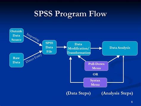 SPSS Program Flow