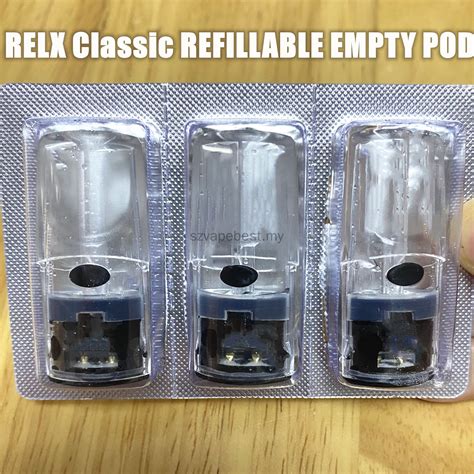 Relx Classic Veex V Sp Wuuz Refillable Empty Refill Pods Empty Pod