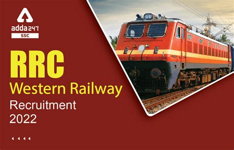 RRC Western Railway Recruitment 2022 Apply Online For 3612 Vacancies