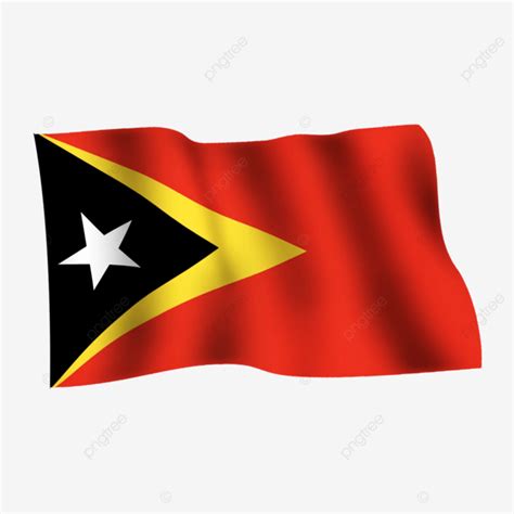 Timor Leste Waving A Flag On Transparent Background Waving Flag Flag