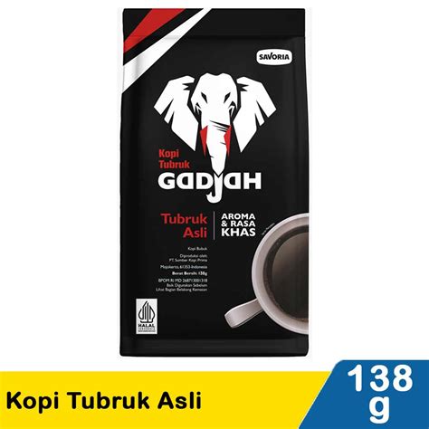 Gadjah Kopi Tubruk Asli 138G Klik Indomaret