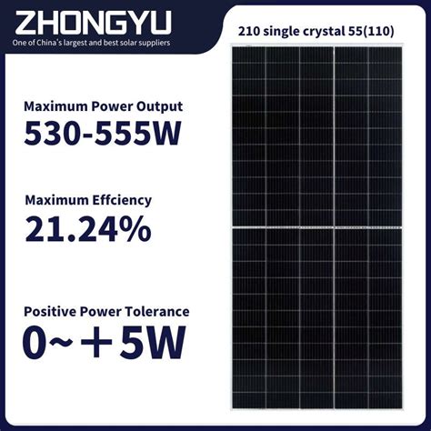 Hybrid Solar System Longi Single Watt Solar Panel W W W