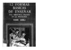 Download Doce Formas Básicas de Enseñar Una didáctica basada en la