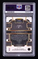 Victor Wembanyama 2023 24 Select Prizms Blue Cracked Ice 87 RC PSA 10