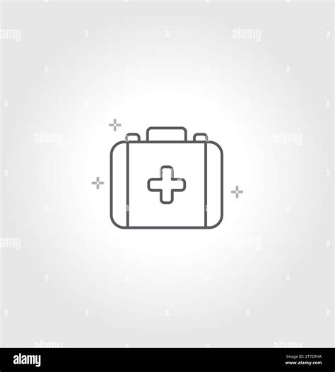 Medical Kit Icon Vector Medkit Icon Vector Illustration Sign Or