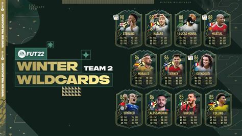 Fifa 22 Winter Wildcards Team 2 Full List Of Players Revealed