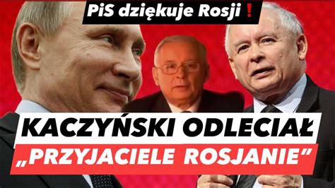 Wpływy rosyjskie Reset dla Kaczyńskiego Kaczyński dziękuje Rosjanom