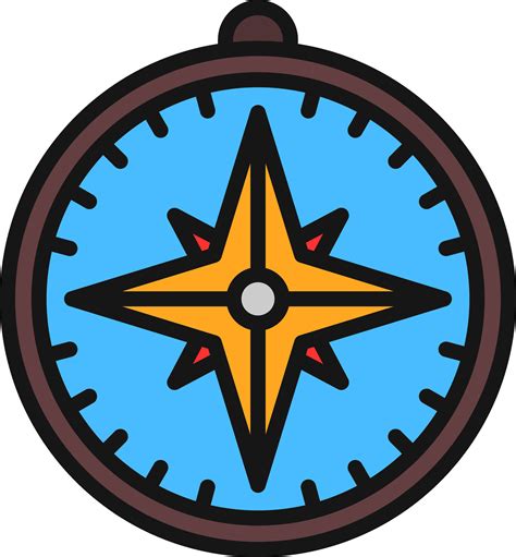 Compass Vector Icon Design 24981682 Vector Art At Vecteezy