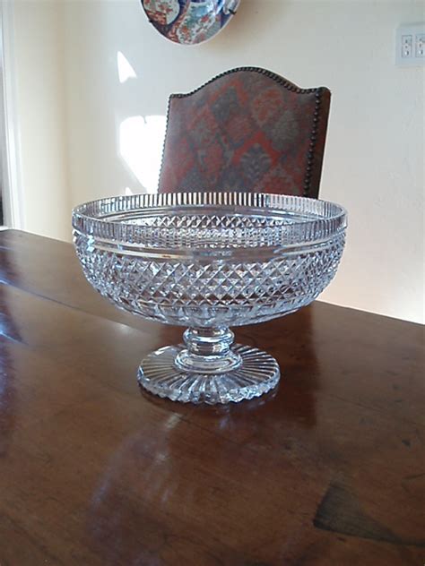 Aa0061 Waterford Cut Crystal Centerpiece Compote Bowl