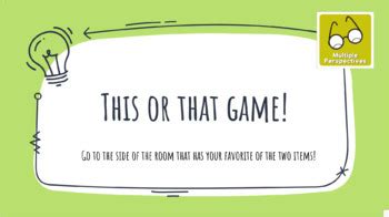 This or That Game by Janelle Taha | TPT