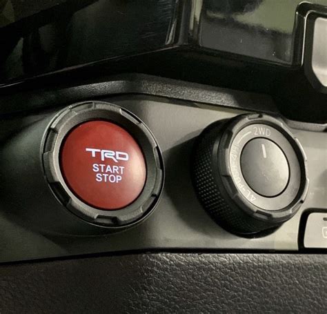 3rd Gen Tacoma OEM Push Engine START STOP Red TRD Button Tacoma World