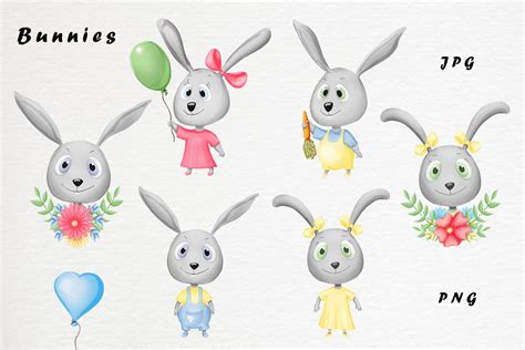 Cute Bunnies and patterns