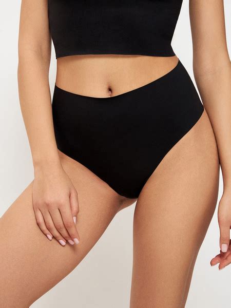 Трусы Женский Infinity Lingerie стринги черный матовый размер Высокая Китай Повседневный