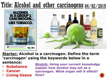 Alcohol And Other Carcinogens Complete Lesson By Dr MN TPT