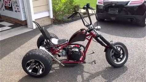 Mini Trike Chopper Build Complete Short Youtube