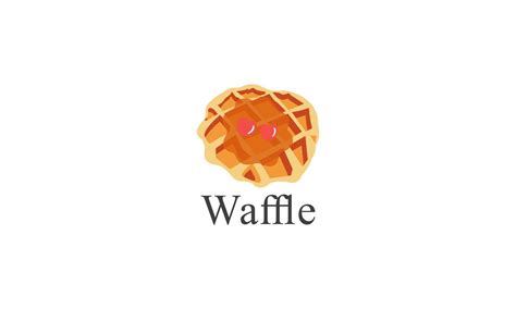 Waffle Dessert Sweet Food Bakery Logo 13536610 Vector Art At Vecteezy