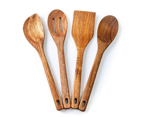 Acacia Wood Cooking Utensils (4-Piece Set) — Savory Spice