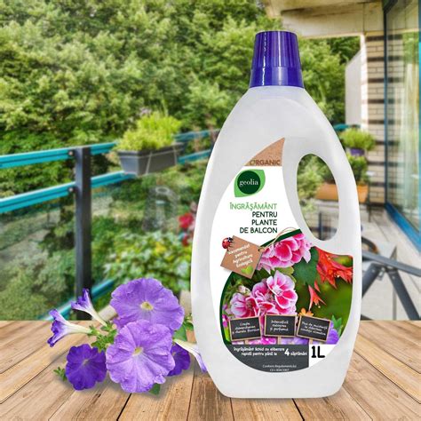 Ingrasamant Plante Balcon Geolia Organic Pentru Vara Lichid L