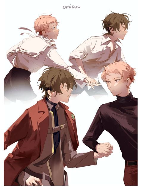 Kagehira Mika And Itsuki Shu Ensemble Stars Drawn By Yonumo Danbooru