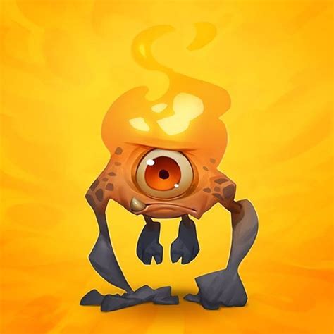 The second stage in transformation of the fire monster in our cardgame Unimo! @unimogame # ...