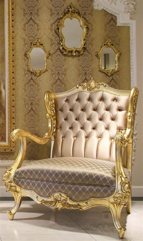 Casa Padrino Luxus Barock Ohrensessel Braun Gold 85 X 80 X H 113 Cm