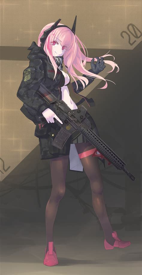 M4 Sopmod Ii Girls Frontline Drawn By Shu70077 Danbooru