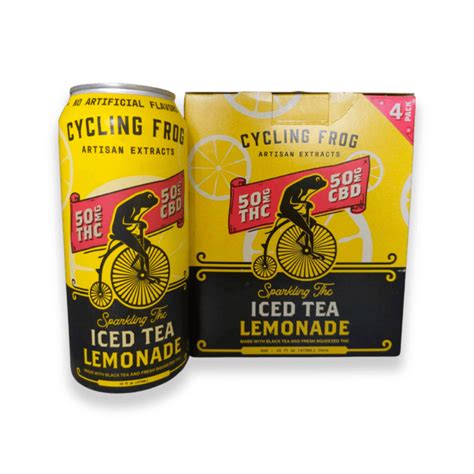 Cycling Frog Sparkling Thc Iced Tea Lemonade Mg Thc Mg Cbd