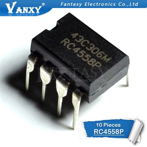 10PCS RC4558P DIP8 RC4558 DIP New And Original IC In Integrated