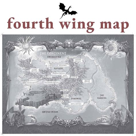 Fourth Wing World Map - Corny Tiphanie