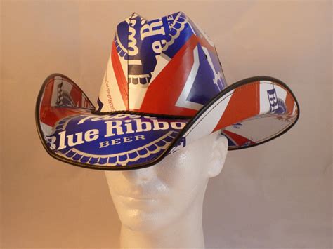 Beer Box Cowboy Hats Made From Recycled Pabst By Bestbeerhats