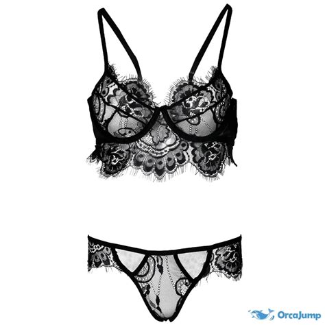 Orcajump Three Color Breast Exposure Flirtatious Erotic Lingerie Sexy