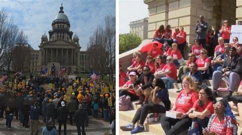 Advocates On Both Sides Of Gun Debate Take To Illinois Capitol