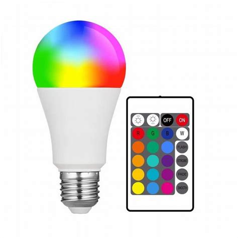 RGB LED Color Changing Light Bulb