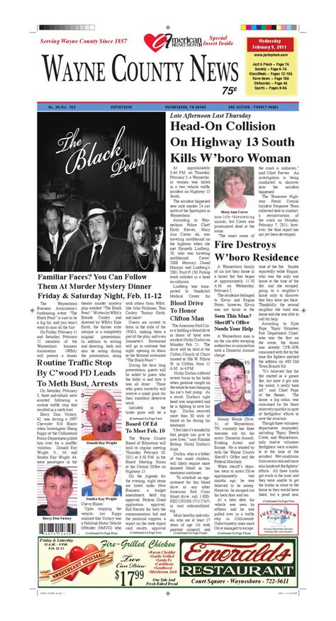 Wayne County News 02 09 11 By Chester County Independent Issuu