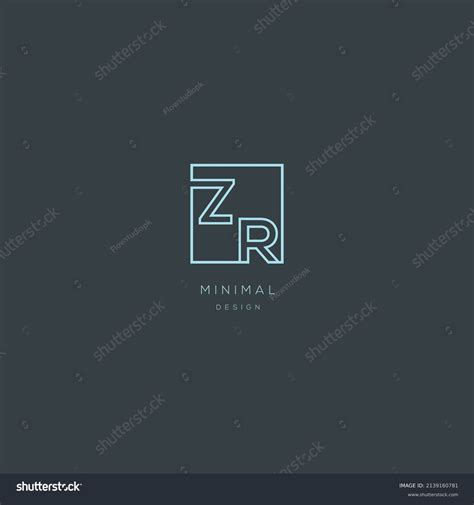 Zr Logo Design Template Vector Graphic Stock Vector (Royalty Free ...