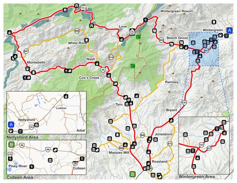 Map – Nelson Scenic Loop