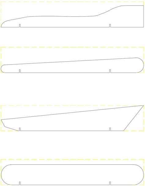 Free Pinewood Derby Car Template Pdf 284kb 16 Pages Page 3