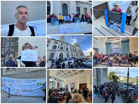 Imperia Maxi Bollette Rivieracqua Manifestazione Di Protesta Davanti