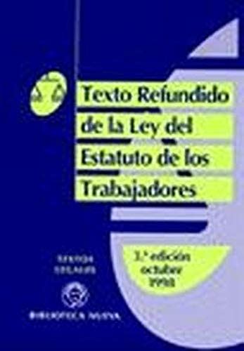 Estatuto Trabajadores Texto Refundido Iberlibro